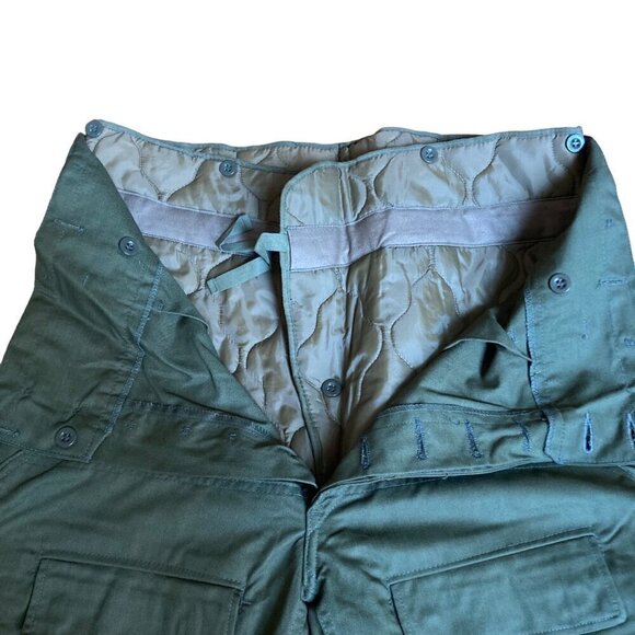 Vintage Czech Military Insulated/Lined Field Pants OD Green XL NEW - Picture 4 of 9